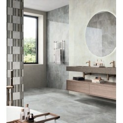 Πλακάκι Porcelanite Dos Nilo 9537 Moon 30Χ90 Γκρι Rettificato
